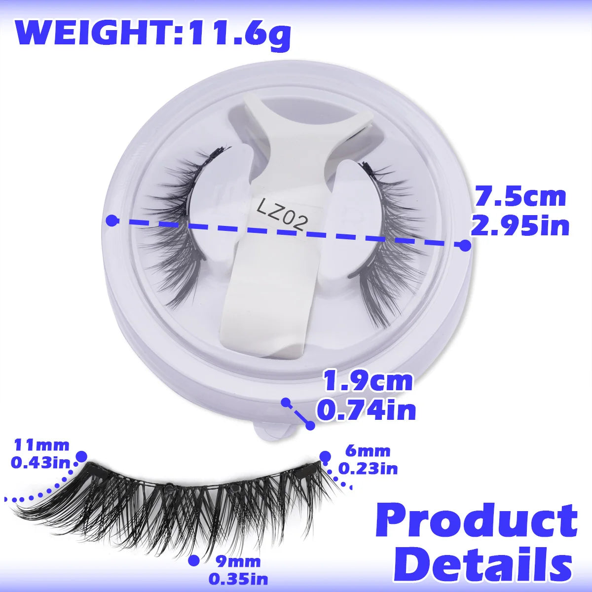 Faux-cils magnétiques
