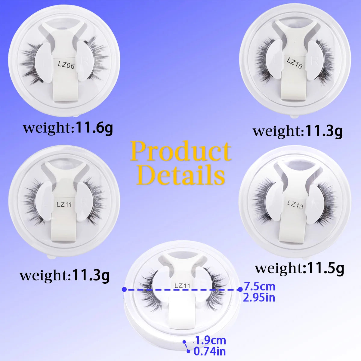 Faux-cils magnétiques