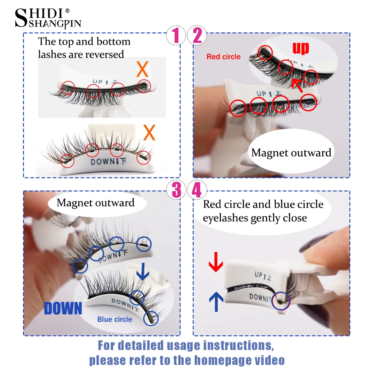 Faux-cils magnétiques